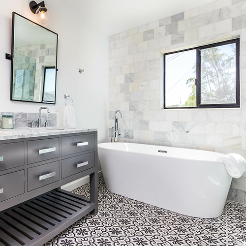 Remodeled Granite Bathroom