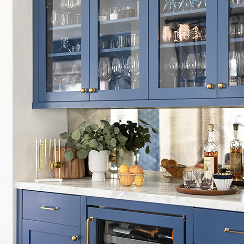 Blue Kitchen Cabinets