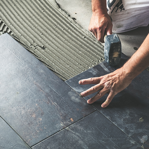 Ceramic Tile Flooring Installation