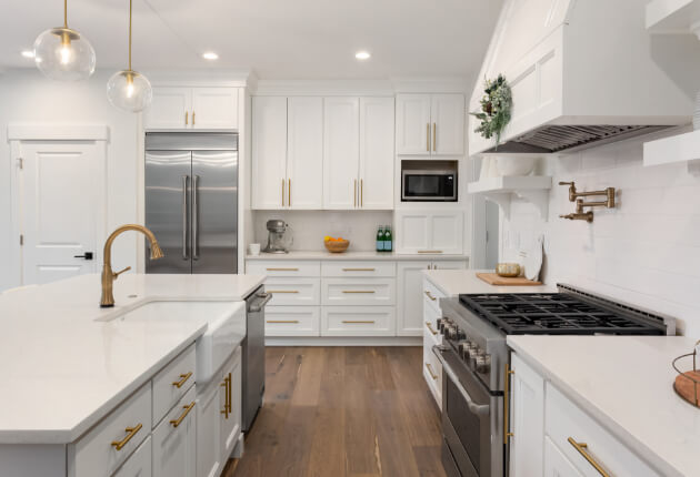 White Remodeled Kitchen